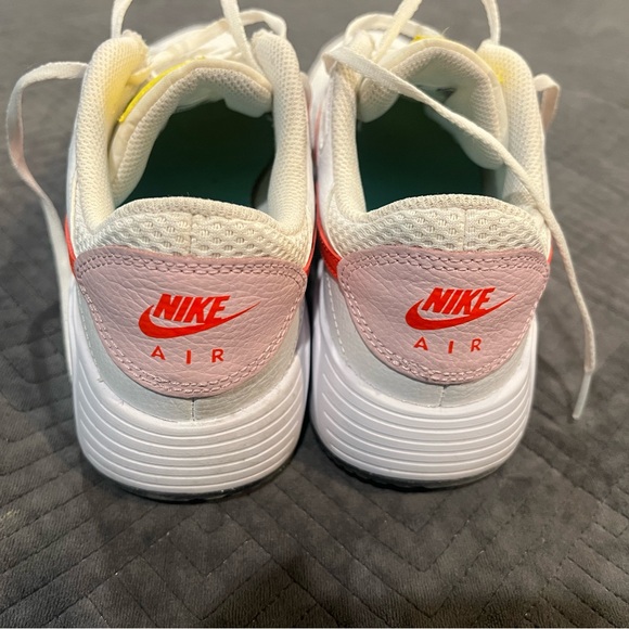 Nike Air Max SC "White/Pink Foam/Light Laser Orange/Bright Crimson" Women's Sz 8 - Picture 5 of 6
